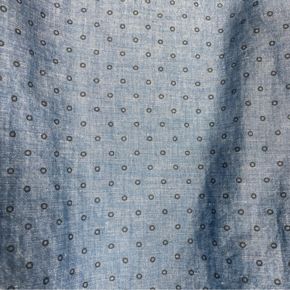 G Star Raw Denim Mens XL Casual Blue Chambray Button Down Shirt Dual Pocket - Picture 7 of 9